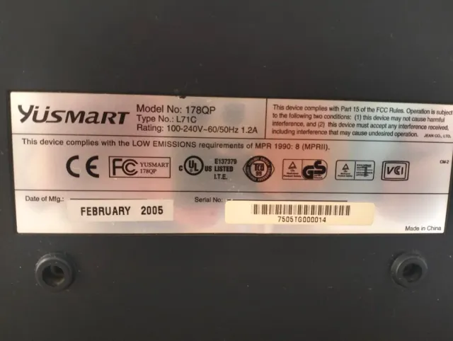 Ordenador sobremesa YUSMART Plata/Negro