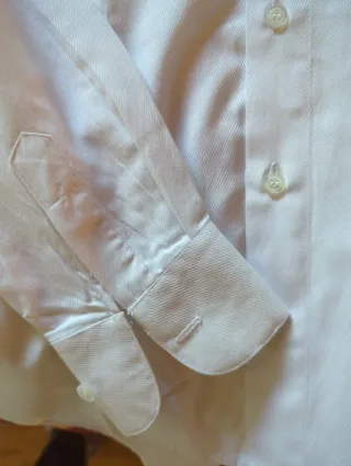 Lote Chaqueta americana niño negra y camisa blanca