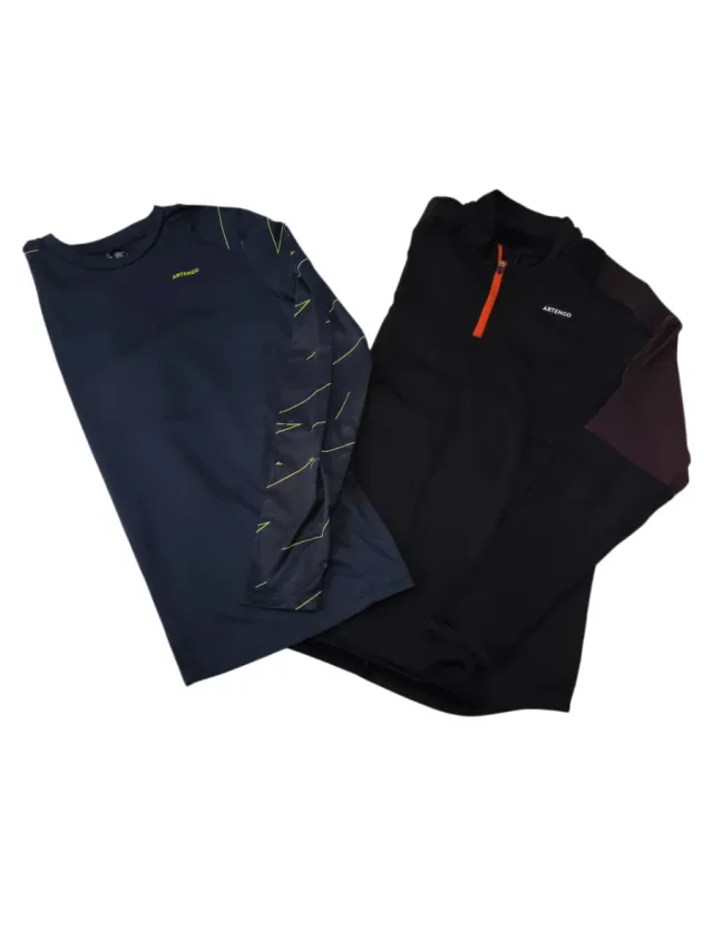 Lote 2 Camisetas Manga Larga Artengo Talla 12/13