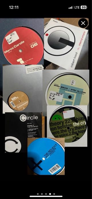 Lote Vinilos Techno 1998-2007