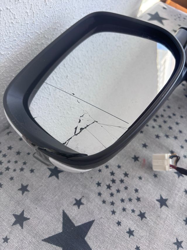 Espejo retrovisor izquierdo Toyota Auris blanco