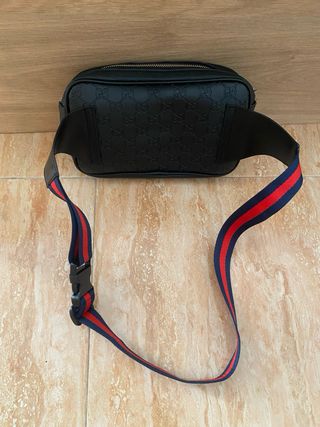 Riñonera Gucci Negra Multicolor