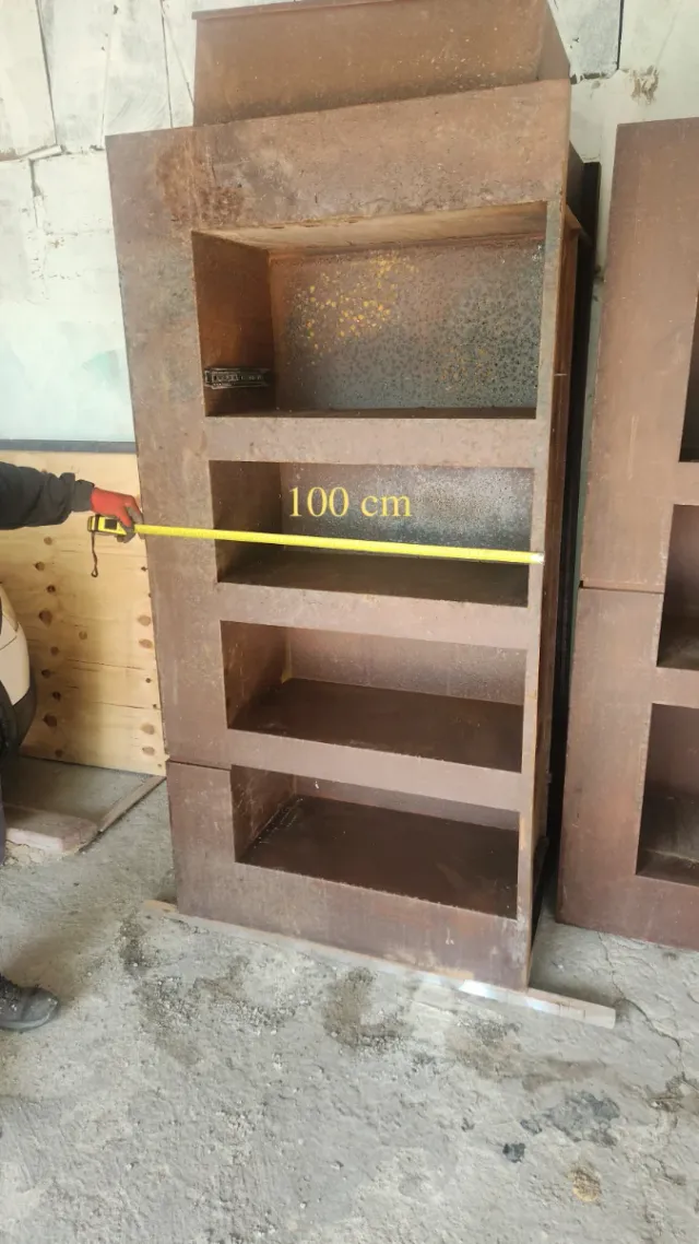 Estufa de leña diseño moderno