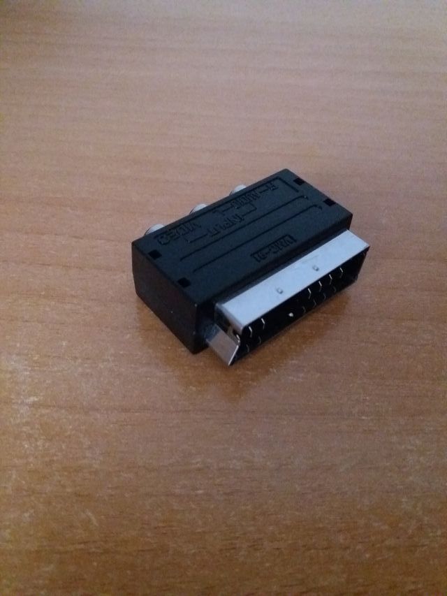 Adaptador SCART a RCA con Audio y Video