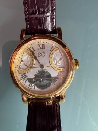 Reloj BG Straus Baño Oro Hombre