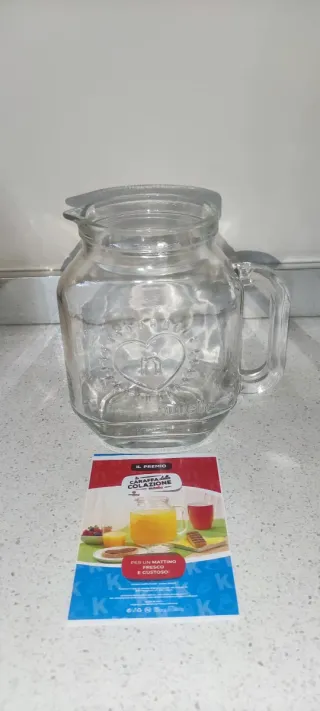 Caraffa in vetro Nutella