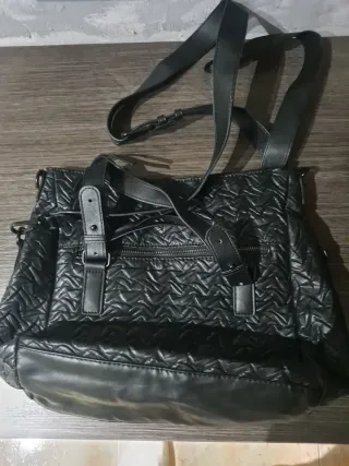 Bolso Desigual Negro Acolchado
