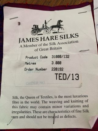 Tessuto in Seta James Hare