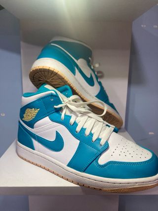Jordan 1 Hi Teal/Blanco Talla 42
