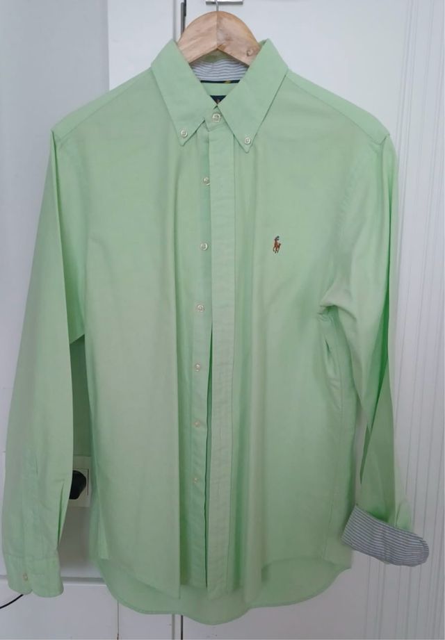 Camisa Polo Ralph Lauren verde claro