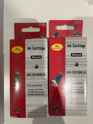 Cartuchos de tinta impresora Canon MG5550