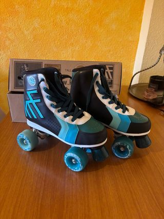 Patines KRF Roller Street Negro/Azul