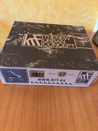 Patines KRF Roller Street Negro/Azul