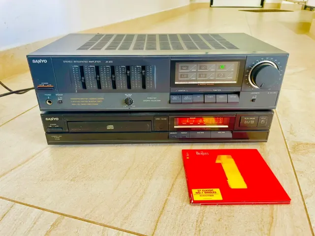 Sanyo amplificatore e Lettore CD