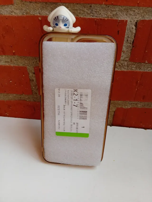 Funda móvil transparente con figura