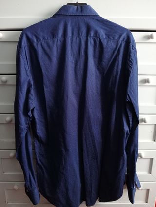 Camisa Zara Azul Hombre Talla L