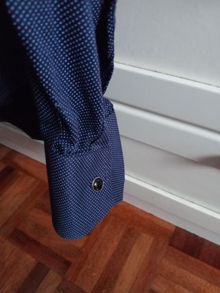 Camisa Zara Azul Hombre Talla L