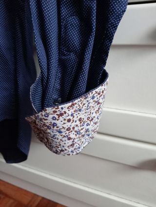 Camisa Zara Azul Hombre Talla L