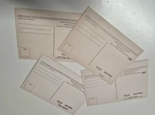 Lote 4 Postales Antiguas Israel Años 70