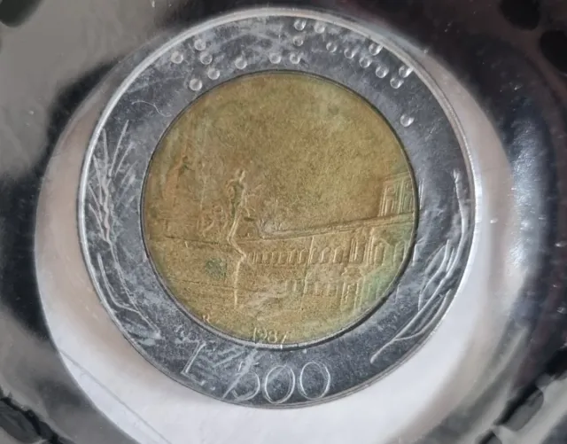 Moneda Italiana 500 Liras 1984
