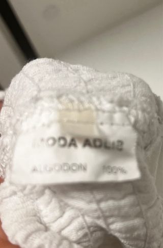 Conjunto Ibicenco Top y Falda Blanco 10-12 Años