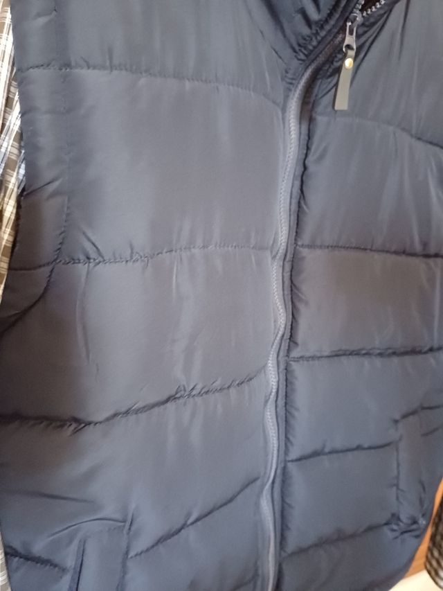 Chaleco acolchado azul marino XL
