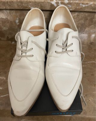 Zapatos Marypaz Mujer Talla 41 Blancos