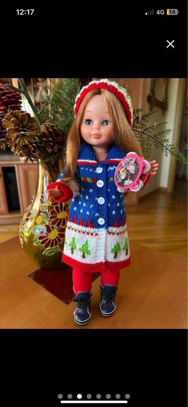 Conjunto lana Navidad Nancy DISPONIBLE