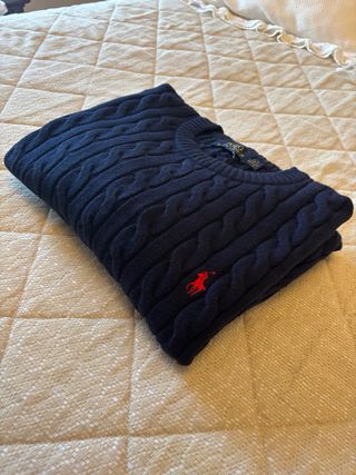 Jersey Ralph Lauren Azul Marino Trenzado