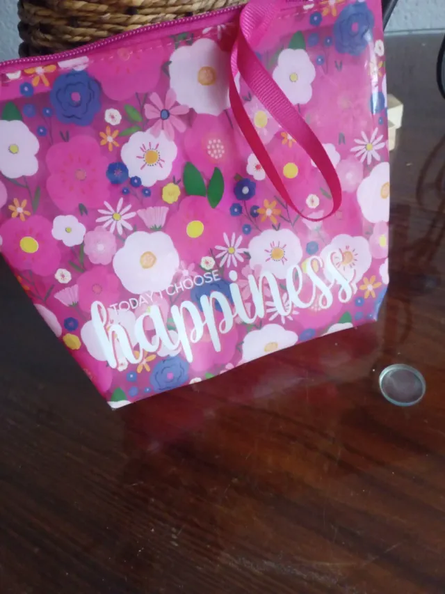 Neceser Legami Flores Rosa