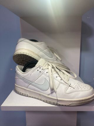 Zapatillas Nike Dunk Low Blancas y Grises