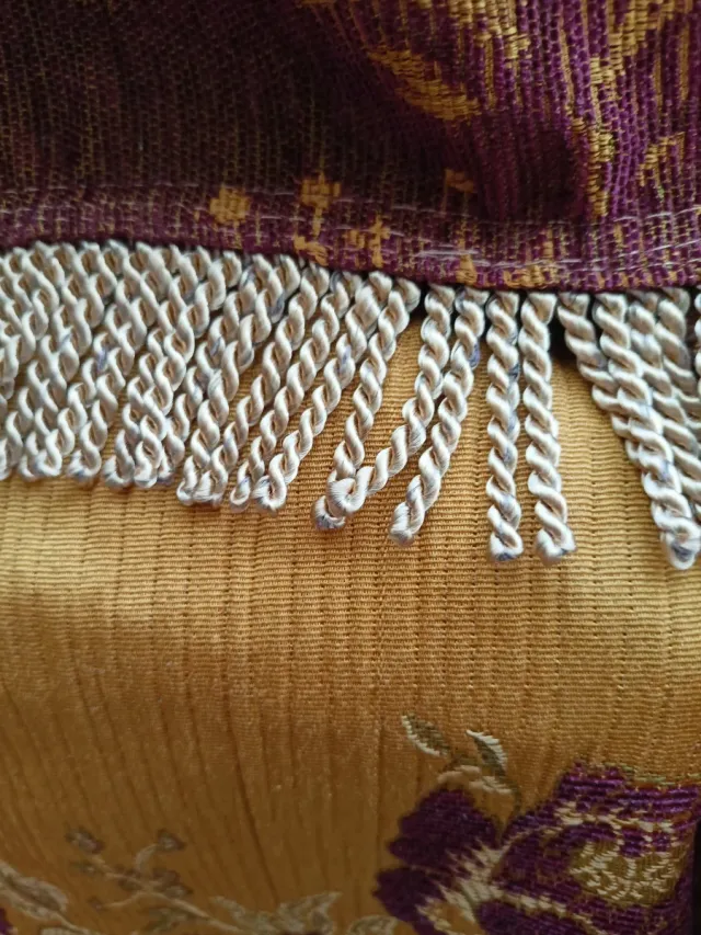 Cubre cama brocado vintage floral