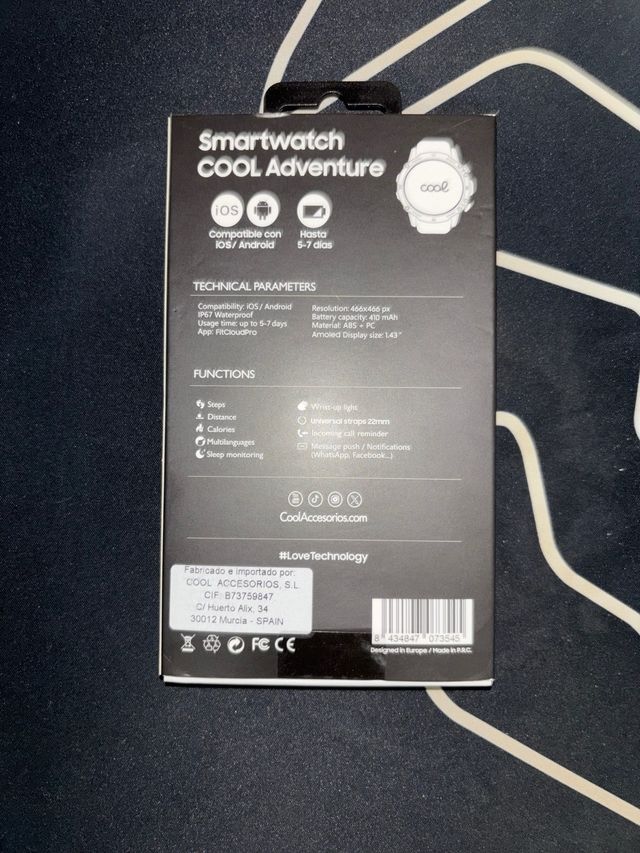 Smartwatch Cool Adventure Gris AMOLED