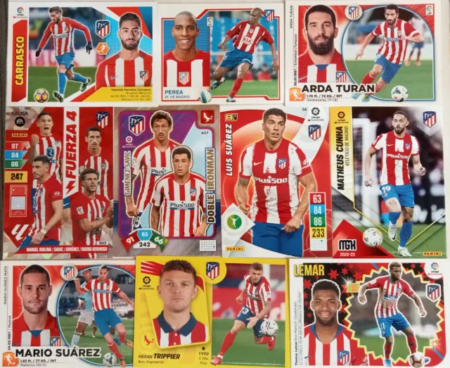 100 cromos del Atlético de Madrid Sin Repetir 