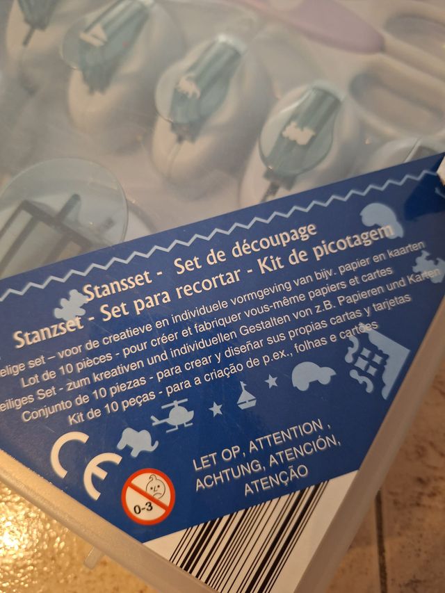 Set de perforadores y tijeras para manualidades