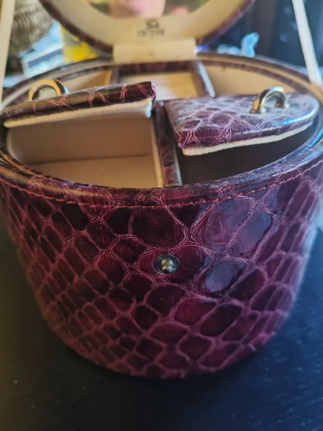 Portagioie rotondo bordeaux