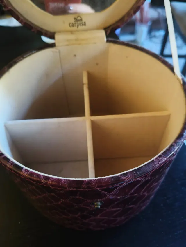 Portagioie rotondo bordeaux