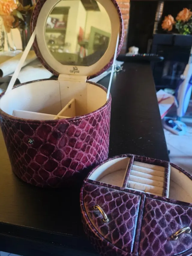 Portagioie rotondo bordeaux