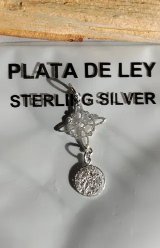 Colgante Doble Protección Plata de Ley