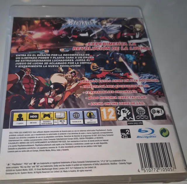 BlazBlue Calamity Trigger PS3