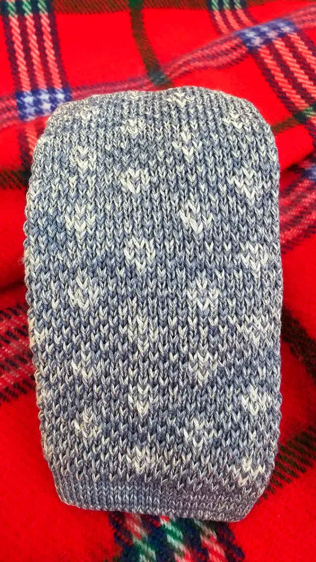 Corbata calcetin azul