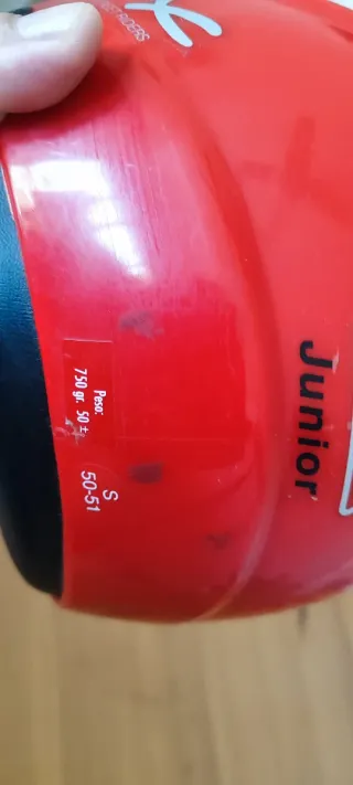 Casco Moto Junior Rojo NZI