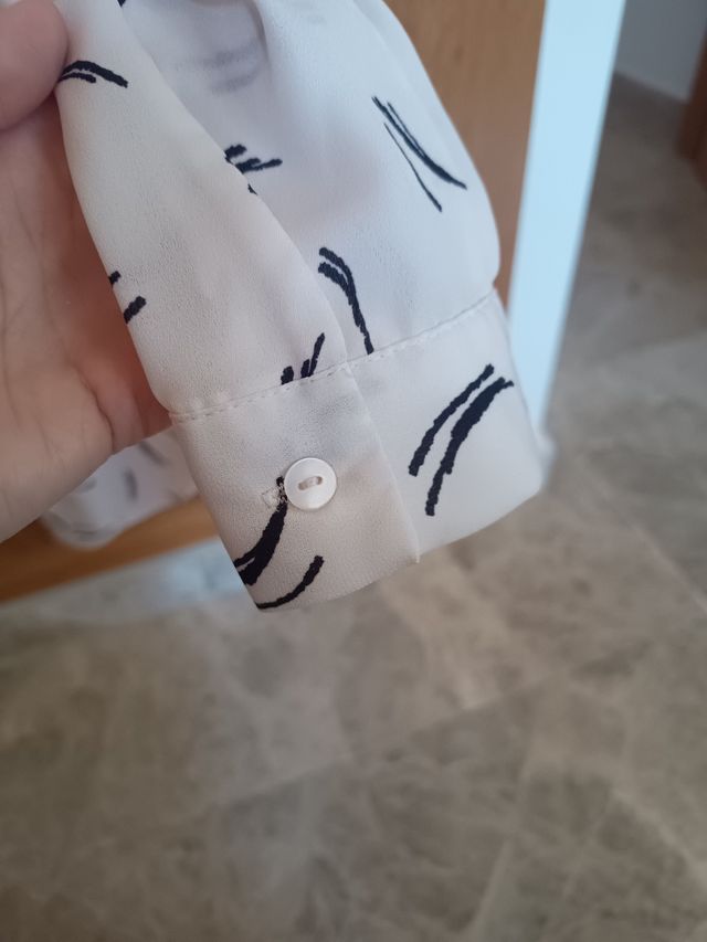 Camicia bianca con stampa nera Primark