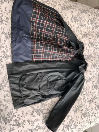 Barbour Border Hombre Talla 42 Chaqueta Verde