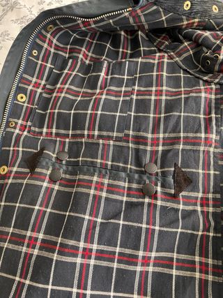 Barbour Border Hombre Talla 42 Chaqueta Verde