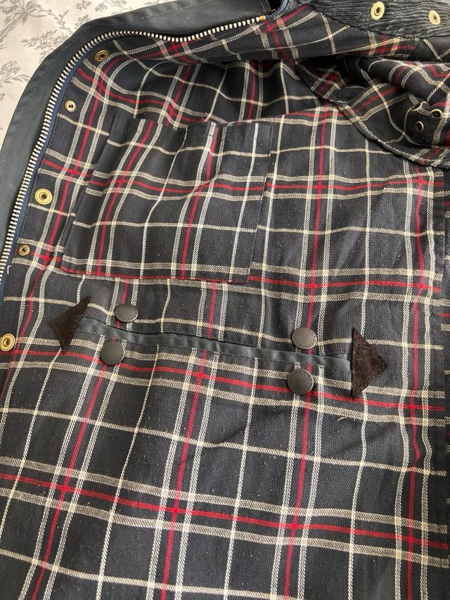 Barbour Border Hombre Talla 42 Chaqueta Verde