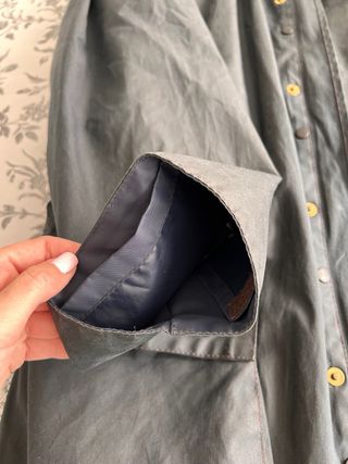 Barbour Border Hombre Talla 42 Chaqueta Verde