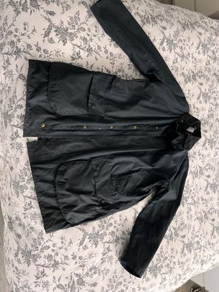 Barbour Border Hombre Talla 42 Chaqueta Verde