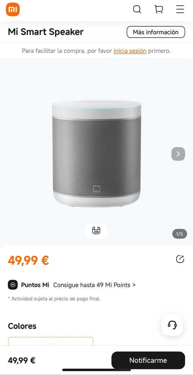 Altavoz Inteligente Xiaomi Mi Smart Speaker