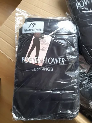 Pantalón Power Flower Talla M/38 hasta 42 Negro